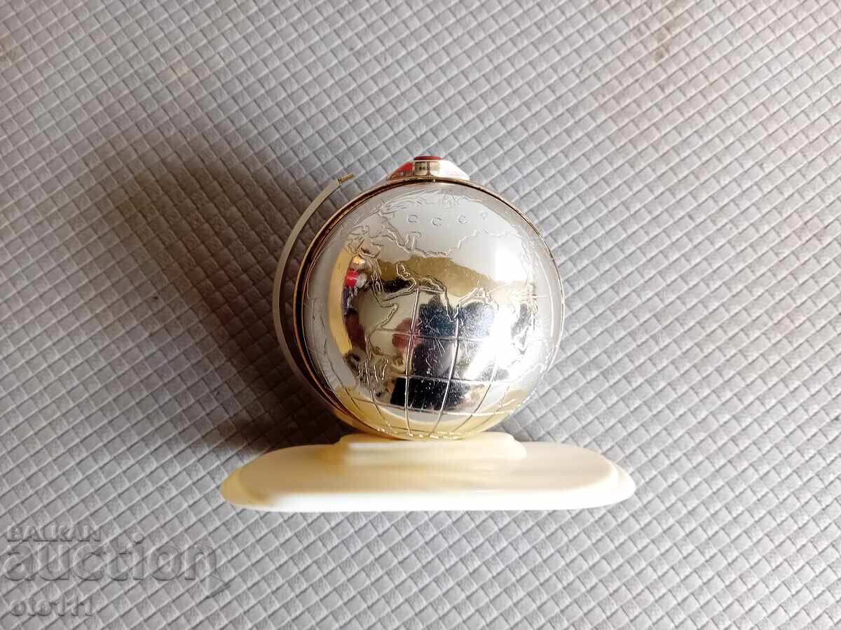 Auction CLOCK ALARM GLORY GLOBE - USSR Auction CLOCK ALARM GLORY GLOBE - USSR