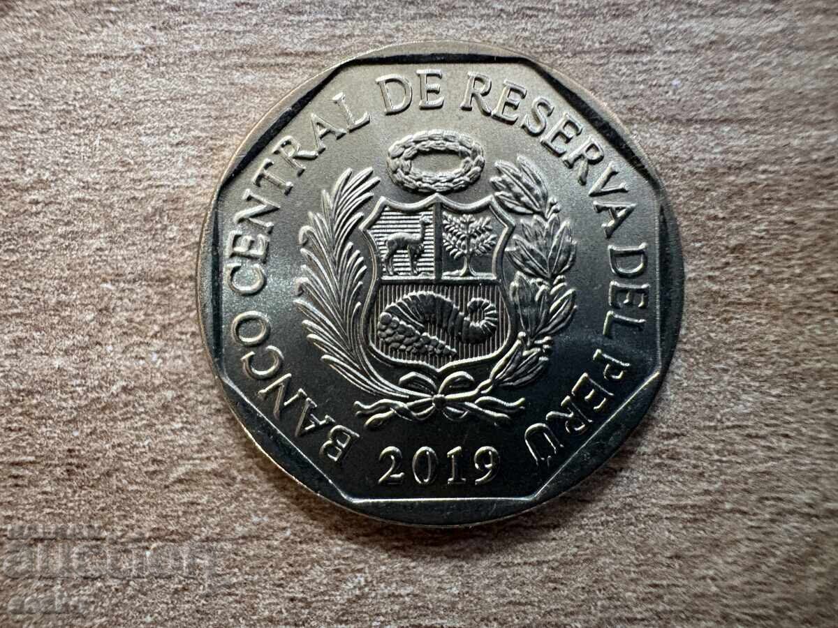 Peru - 1 sol (2019) - Maimuța lână cu coadă aurie cu preț € 2.40 | 4.69 BGN