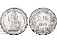 2 φράγκα Ελβετία 1908