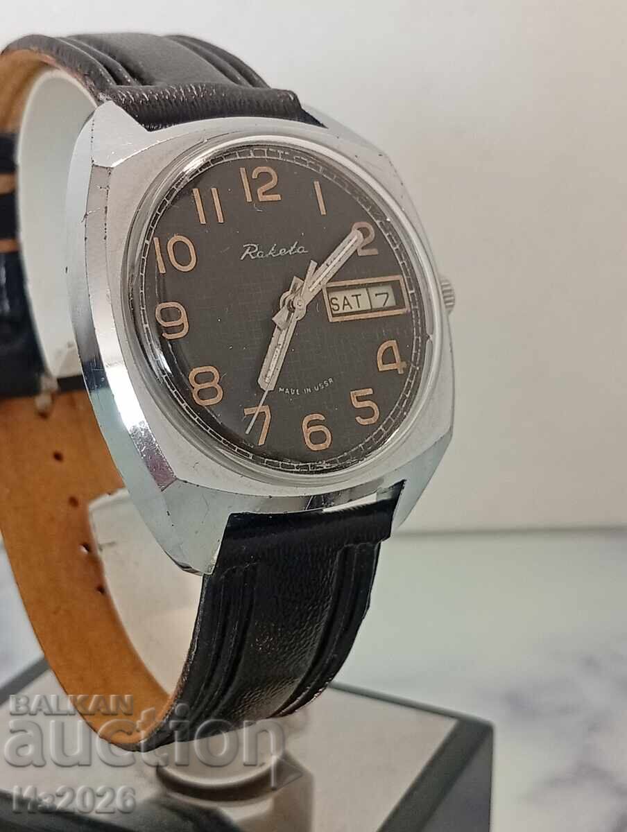 Ceas rusesc bărbătesc de mână RAKETA Ceas rusesc bărbătesc de mână RAKETA