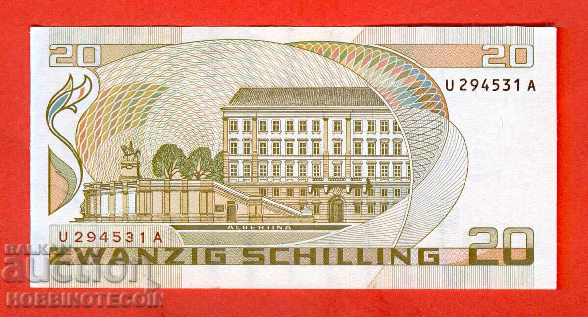 AUSTRIA 20 Șilingi emisiune 1986 NOU UNC AUSTRIA 20 Șilingi emisiune 1986 NOU UNC