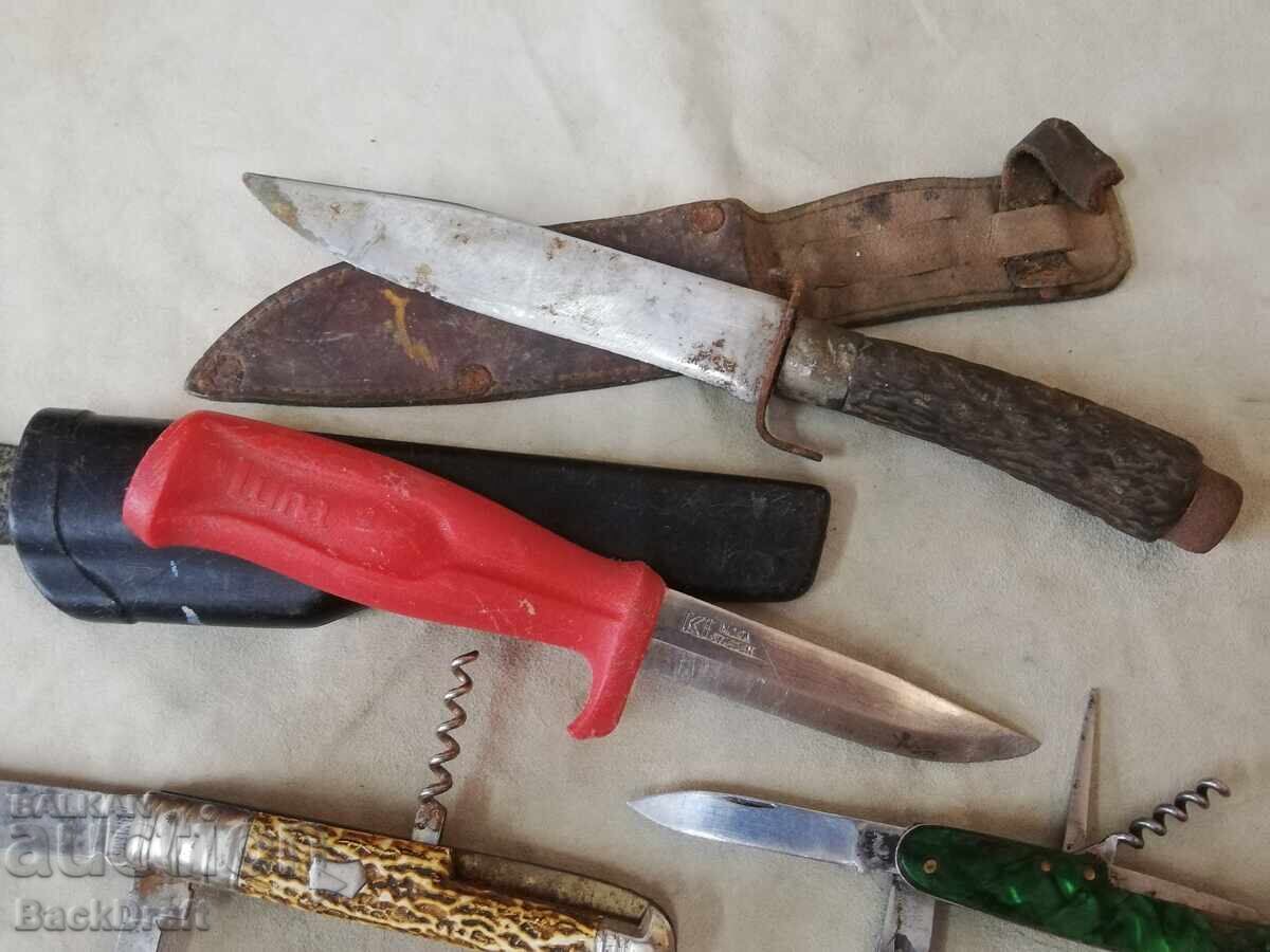 Lot de cuțite de buzunar pliabile vechi, cuțit, lamă, briceaguri - 7