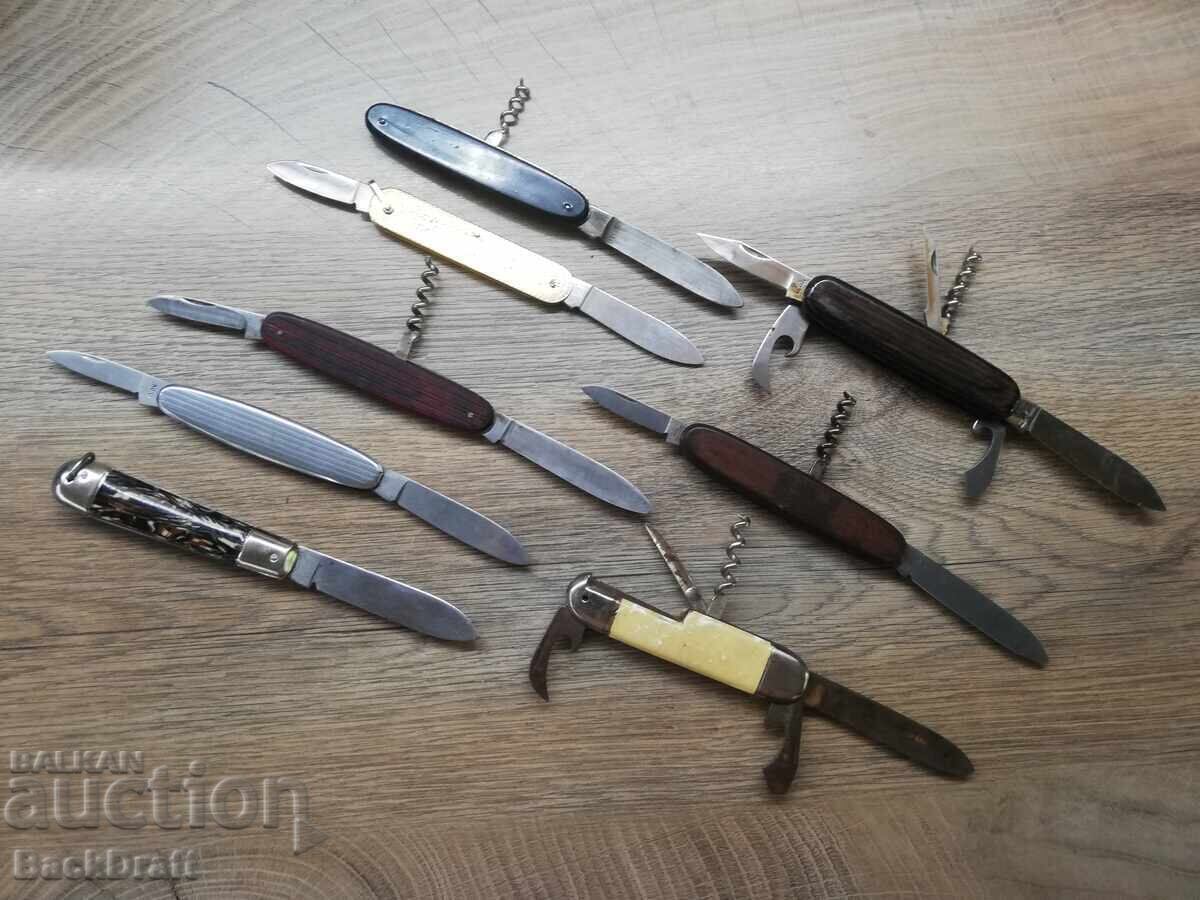 Lot de briceaguri pliabile germane vechi, cuțit, lamă, cuțite cu preț € 45.90 | 89.77 BGN Lot de briceaguri pliabile germane vechi, cuțit, lamă, cuțite cu preț € 45.90 | 89.77 BGN