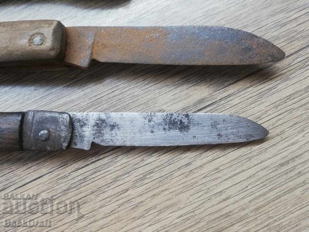 Lot de cuțite de buzunar pliabile vechi, cuțit, lamă, briceaguri - 5