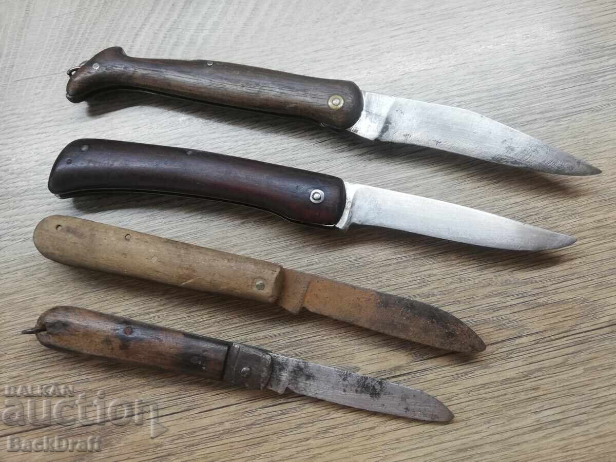 Lot de cuțite de buzunar pliabile vechi, cuțit, lamă, briceaguri - 7