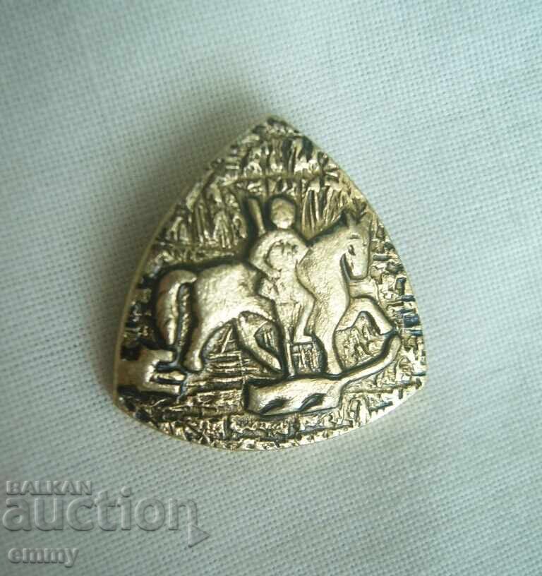 Insigna - călăreț maghiar Insigna - călăreț maghiar
