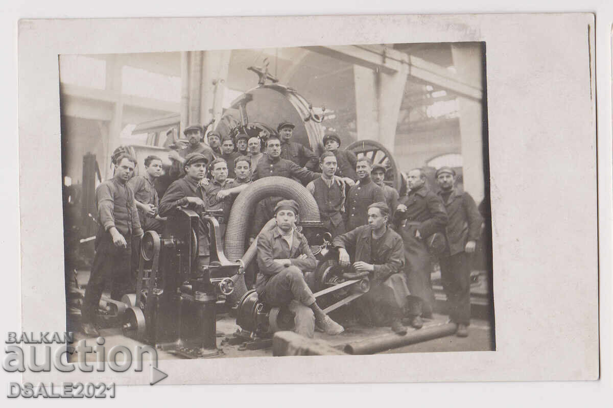 1920-τα Σόφια φωτογραφία εργαστηρίου σιδηροδρομικής σχολής /74819 1920-τα Σόφια φωτογραφία εργαστηρίου σιδηροδρομικής σχολής /74819