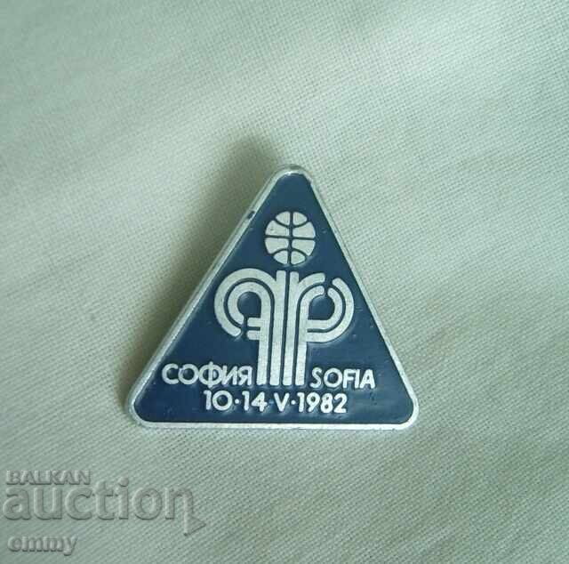 Badge - International Road Federation, 10-14.V.1982