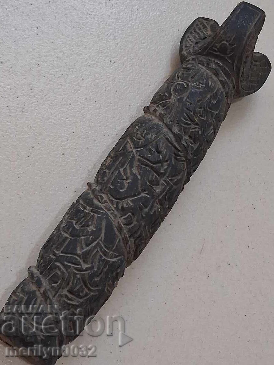 Livrarea Obiect votiv vechi din lemn totem idol