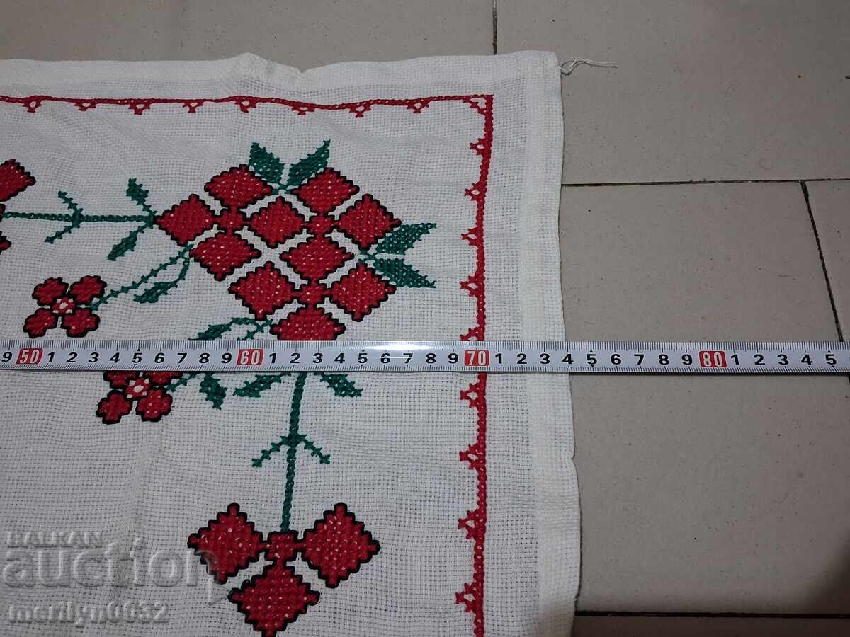 Cec brodat vechi, fata de masa, milo, broderie bulgara - 5