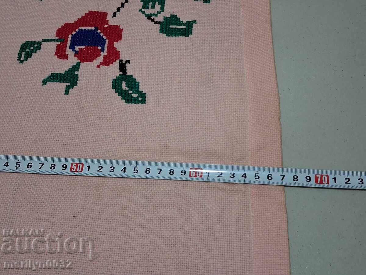 Delivery of Old embroidered check, tablecloth, milo, Bulgarian embroidery Delivery of Old embroidered check, tablecloth, milo, Bulgarian embroidery