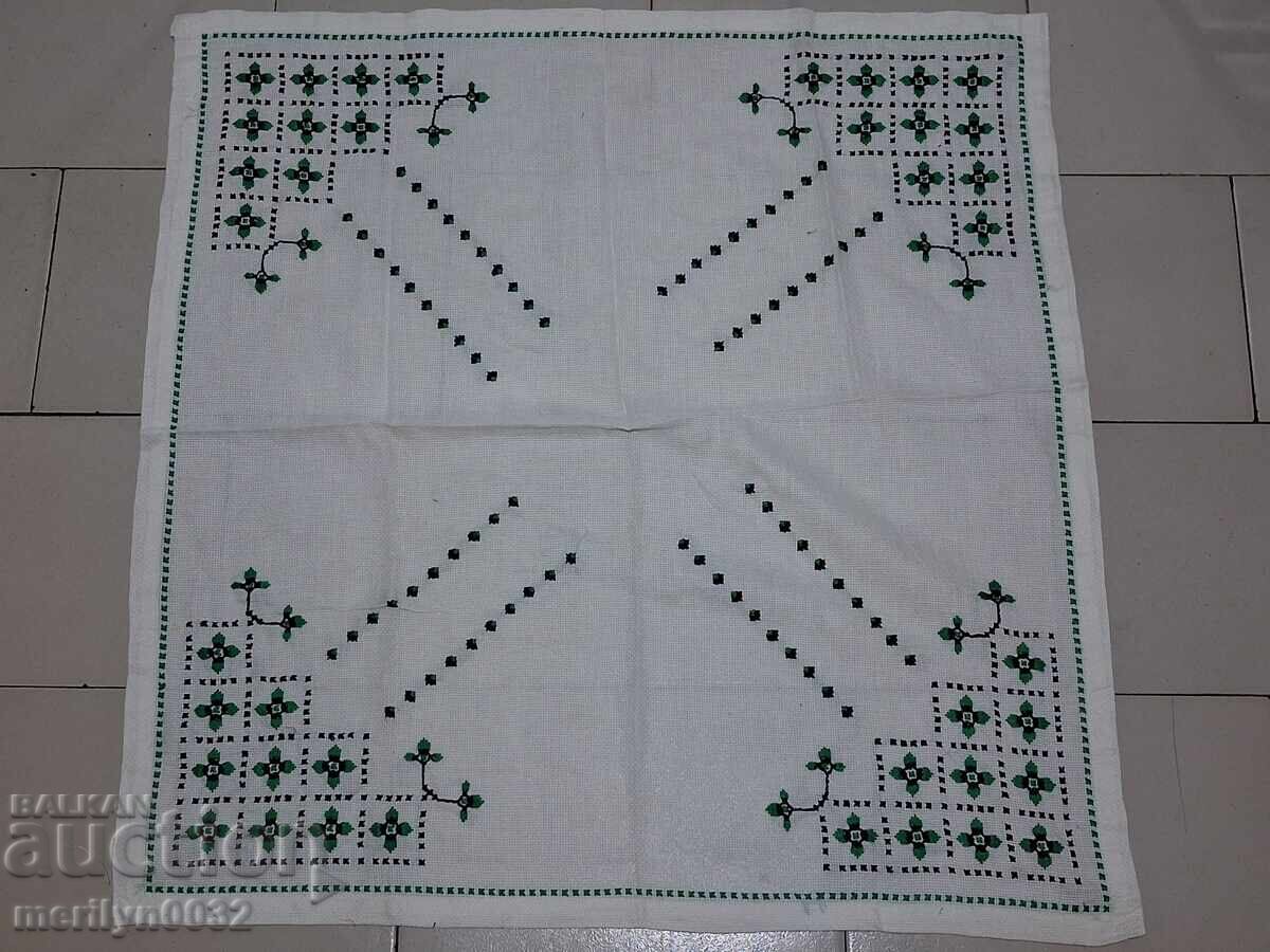 Cec brodat vechi, fata de masa, milo, broderie bulgara - 6