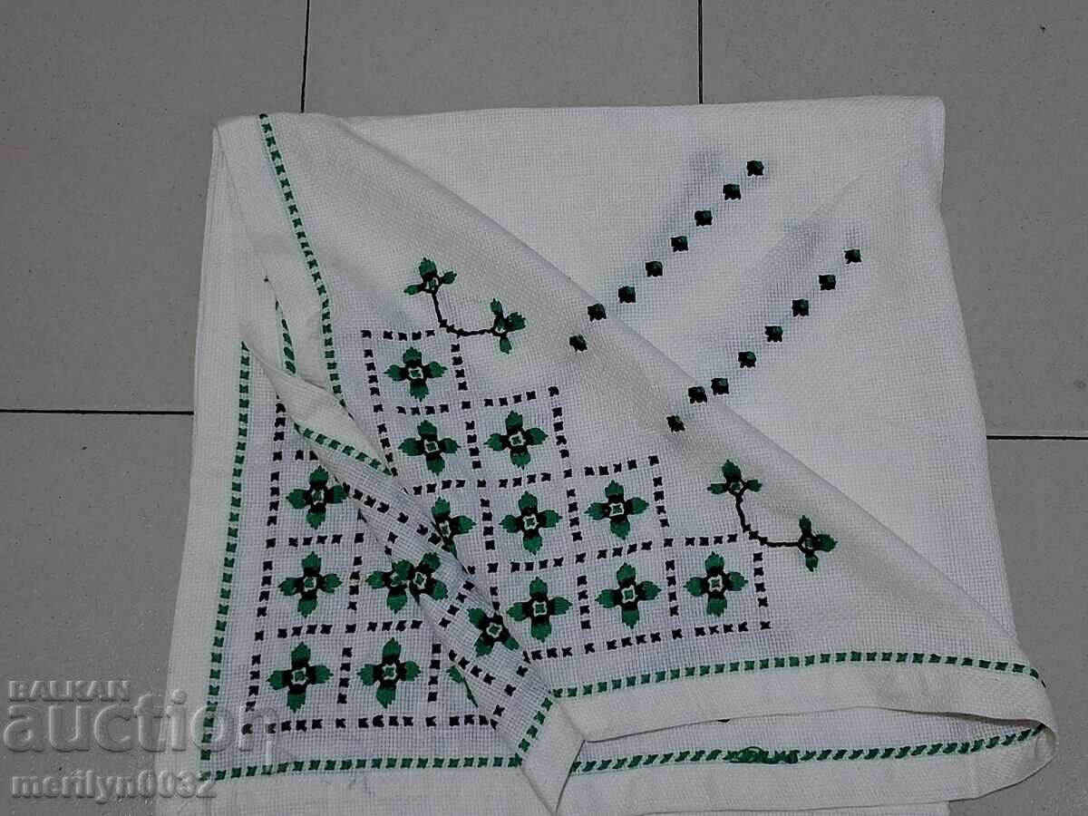 Cec brodat vechi, fata de masa, milo, broderie bulgara - 7