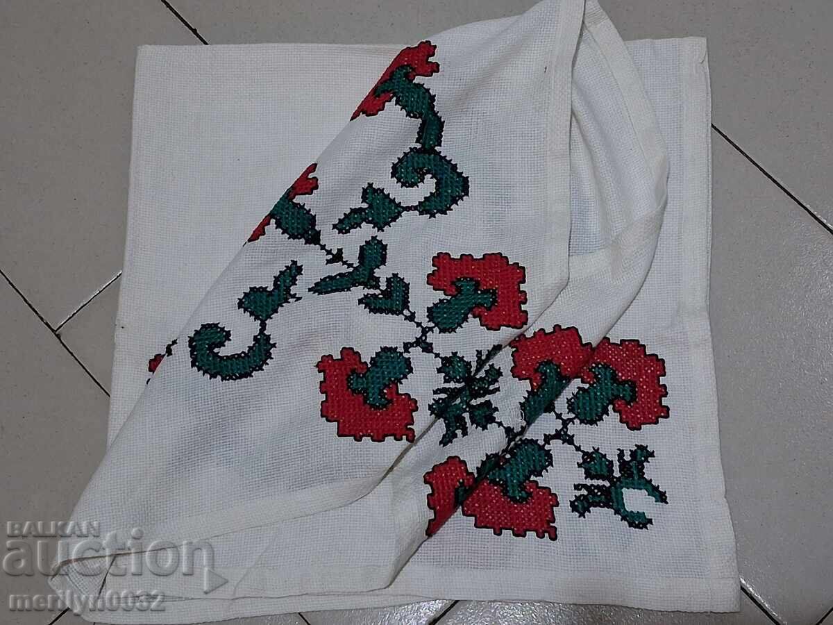 Cec brodat vechi, fata de masa, milo, broderie bulgara - 7