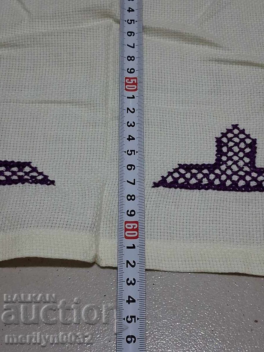 Delivery of Old embroidered check, tablecloth, milo, Bulgarian embroidery