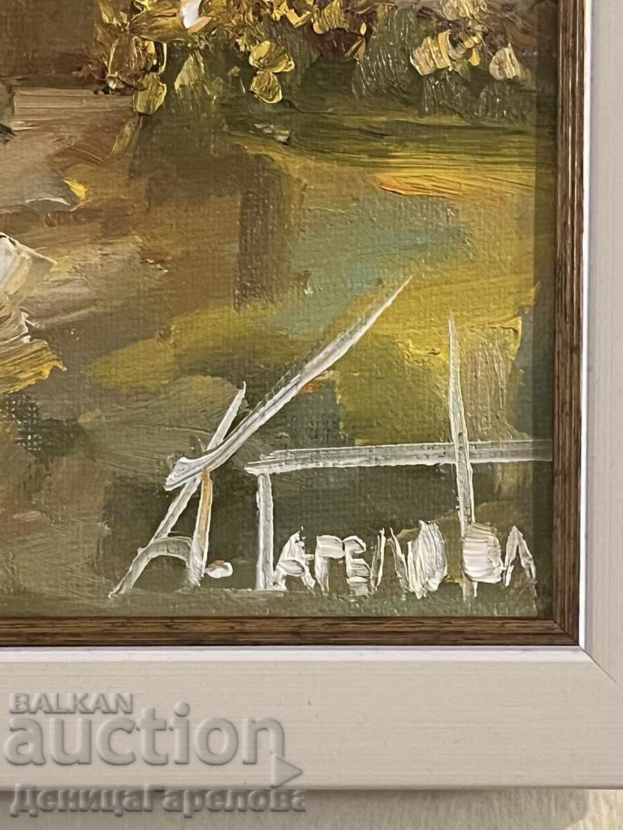 Livrarea Denitsa Garelova tablou 30/40 ”Casă lângă țărm” Livrarea Denitsa Garelova tablou 30/40 ”Casă lângă țărm”