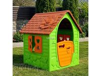Children's garden playhouse – Green outdoor playhouse and