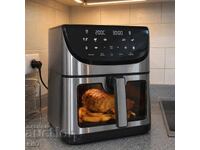 8L 1800W Air Fryer with 11 programs, LCD display
