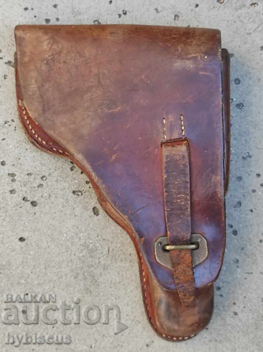 Toc vechi din piele pentru pistol Makarov sau Luger