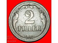 Ⰺ CROWN OF ST STEPHEN (1926-1940): HUNGARY ★ 2 FILLERS 1929!