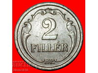 ★ CROWN OF ST STEPHEN (1926-1940): HUNGARY ★ 2 FILLERS 1940!