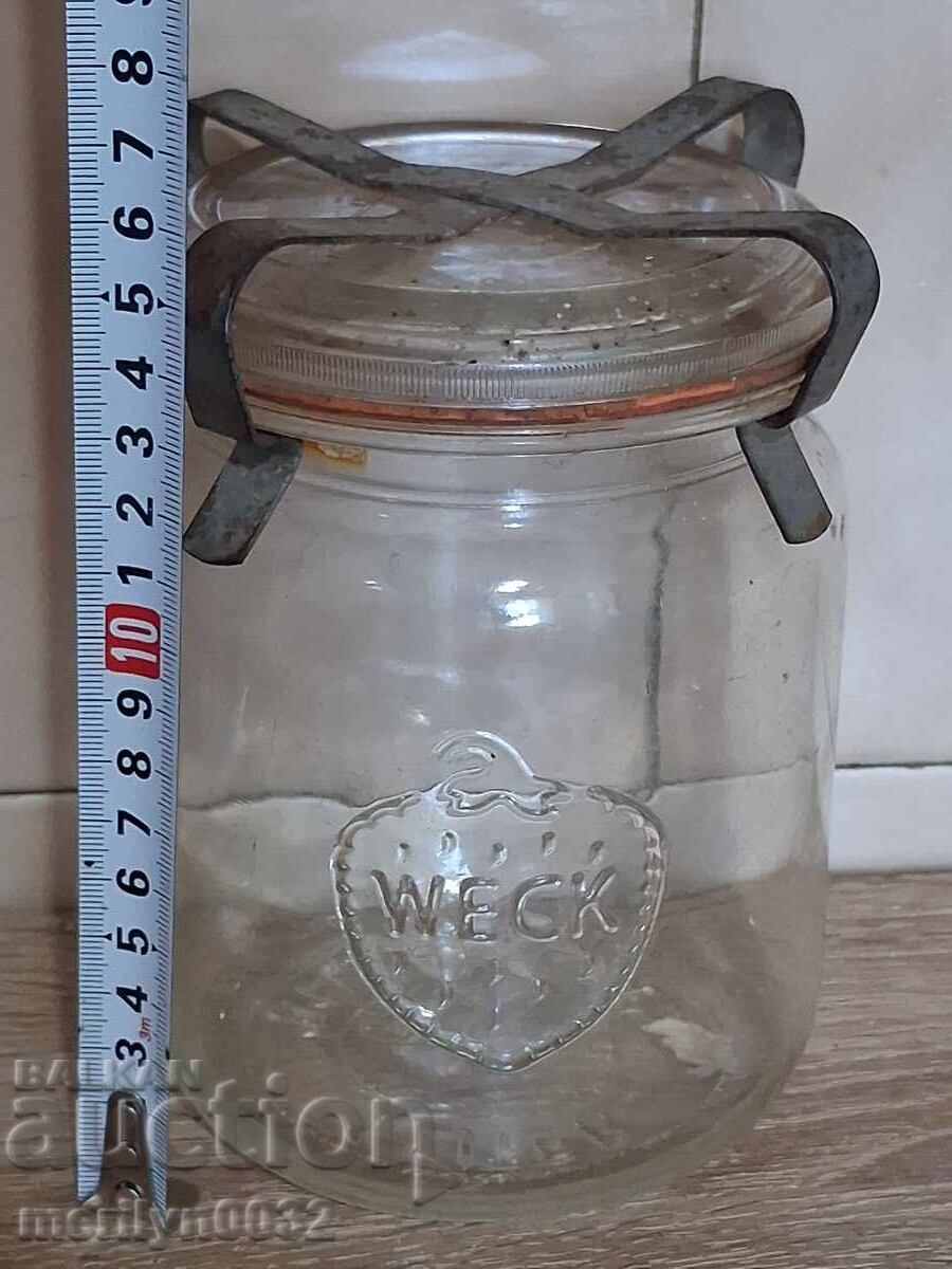 Δημοπρασία Παλαιό γερμανικό γυάλινο βάζο, δεκαετία του 1930