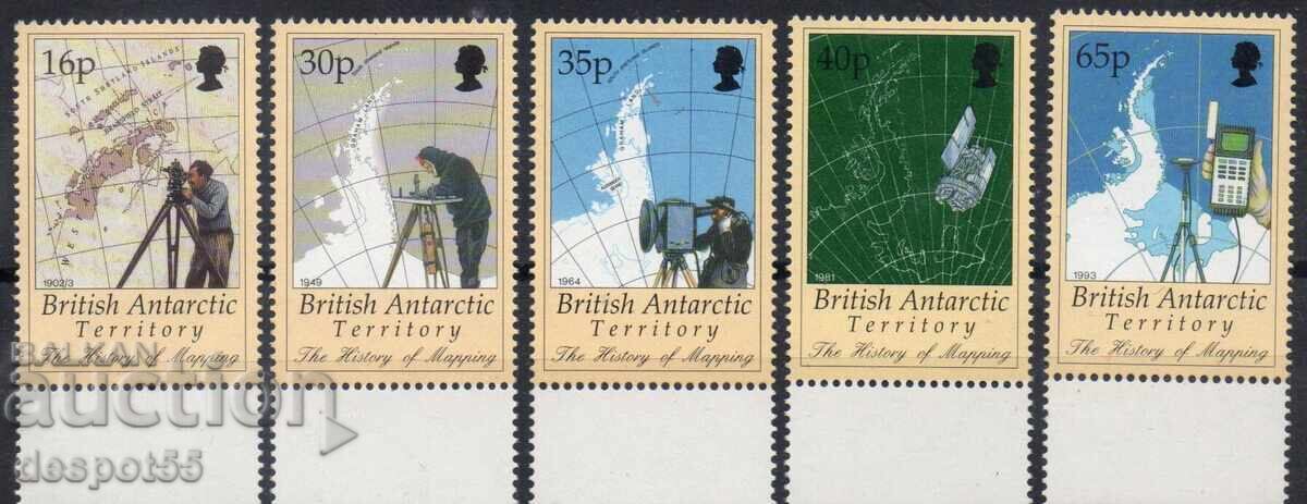 1998. Brit. Antarctica. Istoria cartografiei