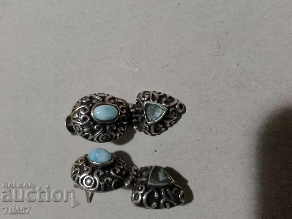 Larimar natural earrings with price € 40.00 | 78.23 BGN