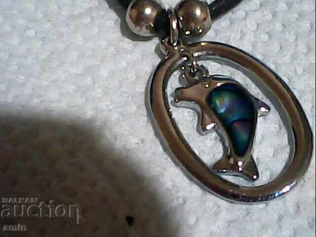 Auction  old necklaces with silver-plated charms