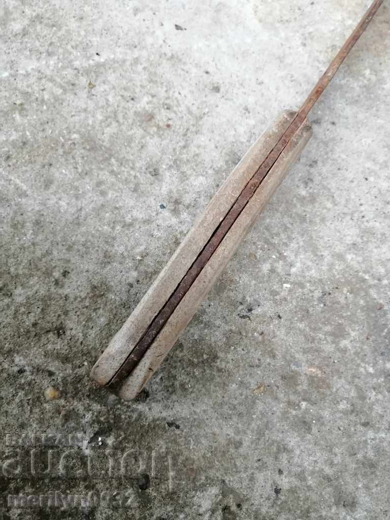 Vechiul măcelărar forjat fără cuțit de pumnal kulak - 7
