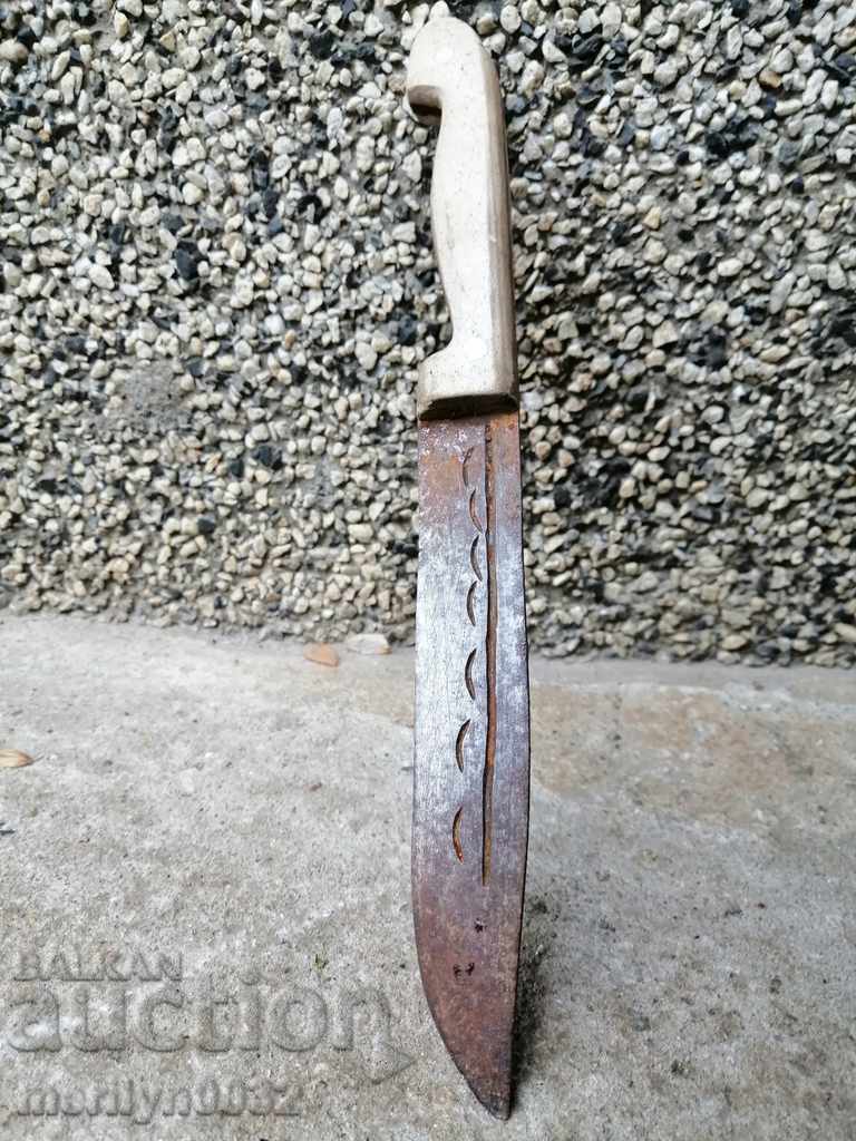 Vechiul măcelărar forjat fără cuțit de pumnal kulak