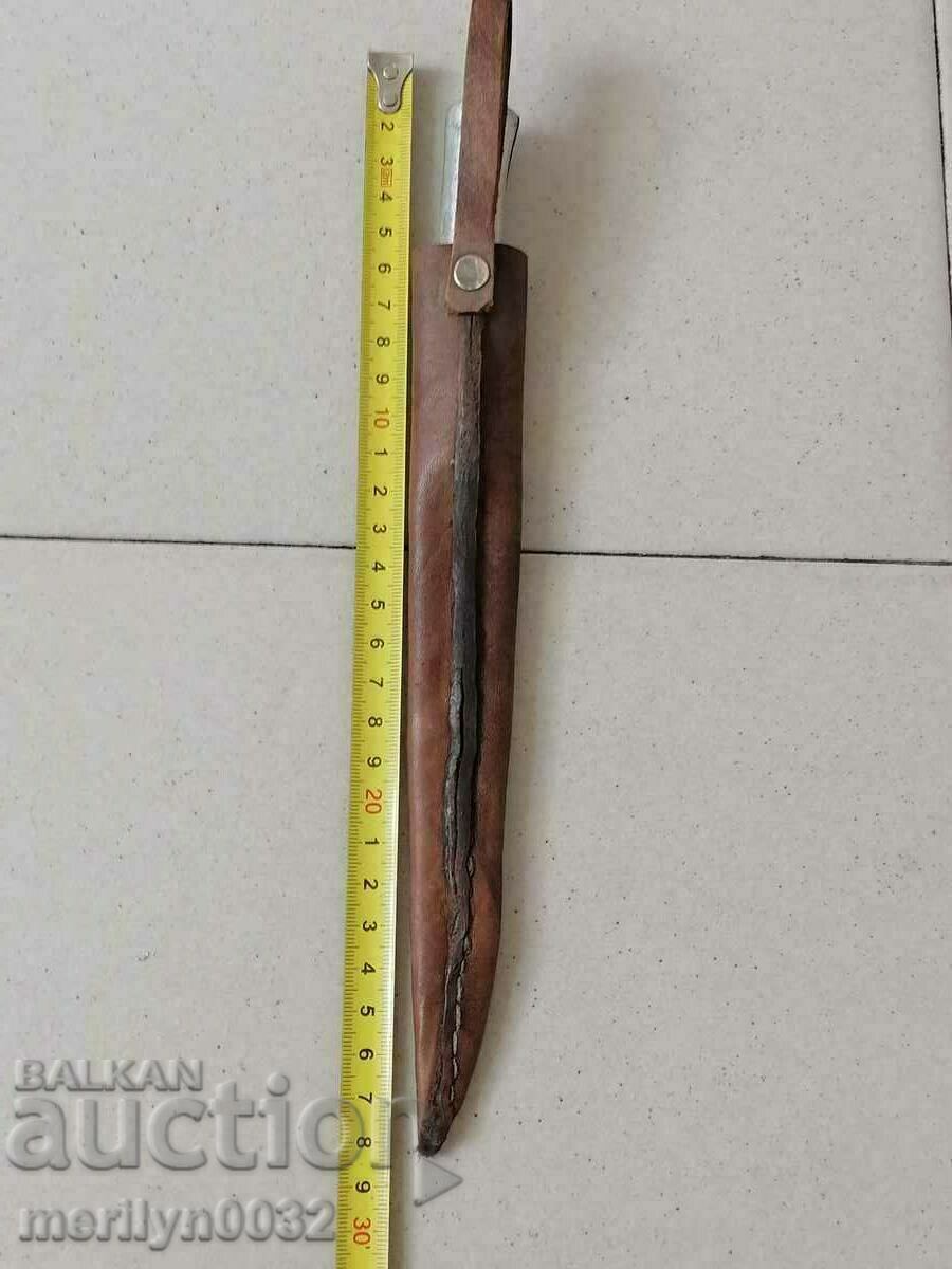 Cuțit vechi de măcelar al ciobanului cu pumnal kaniya karakulak - 5