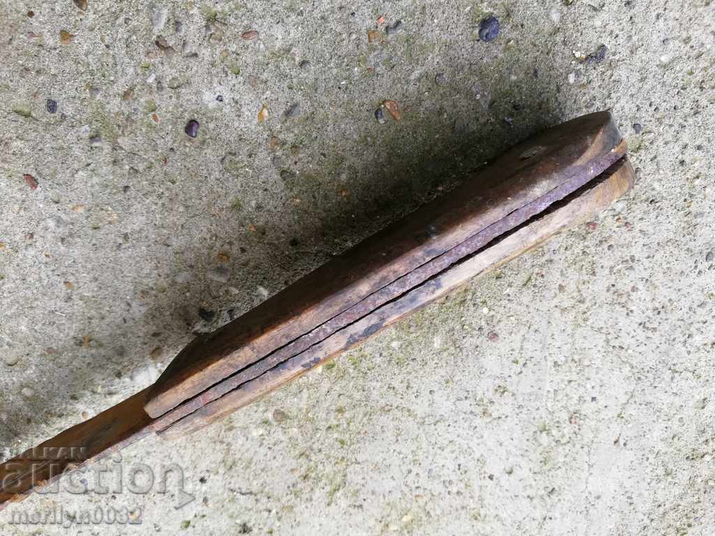 Cuțit de măcelar forjat manual vechi, pumnal kulak - 6 Cuțit de măcelar forjat manual vechi, pumnal kulak - 6