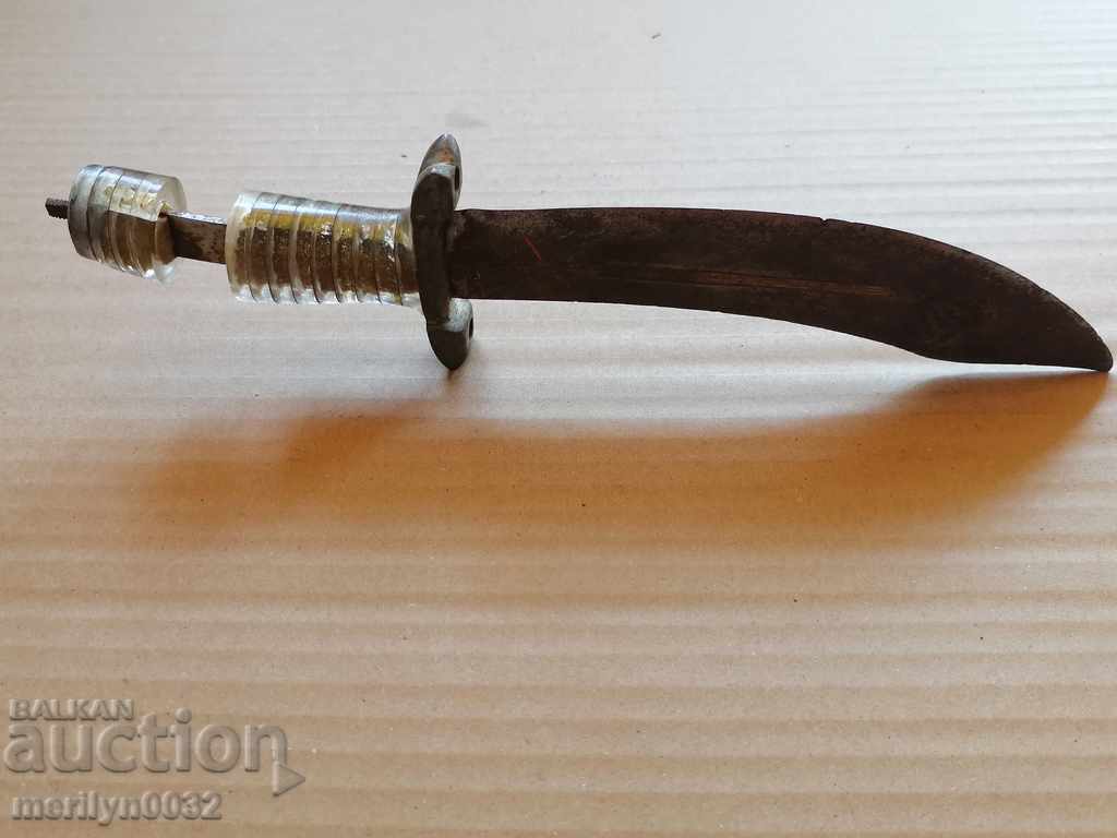 Livrarea Cuțit vechi tip pumnal hanjar lamă gard Livrarea Cuțit vechi tip pumnal hanjar lamă gard