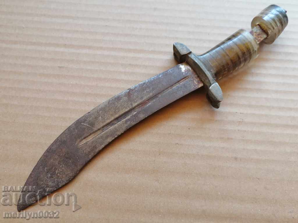 Cuțit vechi tip pumnal hanjar lamă gard - 6 Cuțit vechi tip pumnal hanjar lamă gard - 6