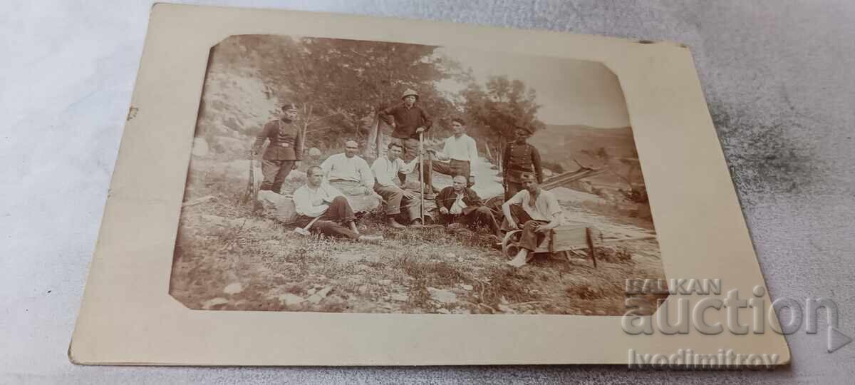 Fotografie Veliko Târnovo Deținuți la muncă în afara închisorii 1926