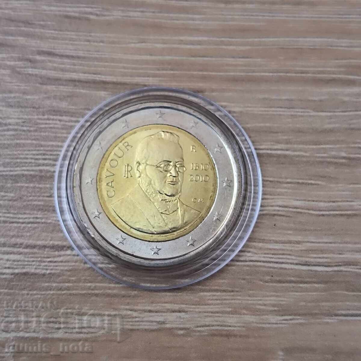 Ιταλία 2 ευρώ 2010 Καβούρ Ιταλία 2 ευρώ 2010 Καβούρ