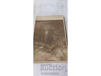 Fotografie Vratsa Doi soldați pe malul râului 1918