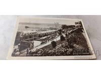 Carte poștală Varna Băile Marine Gr. Paskov 1940