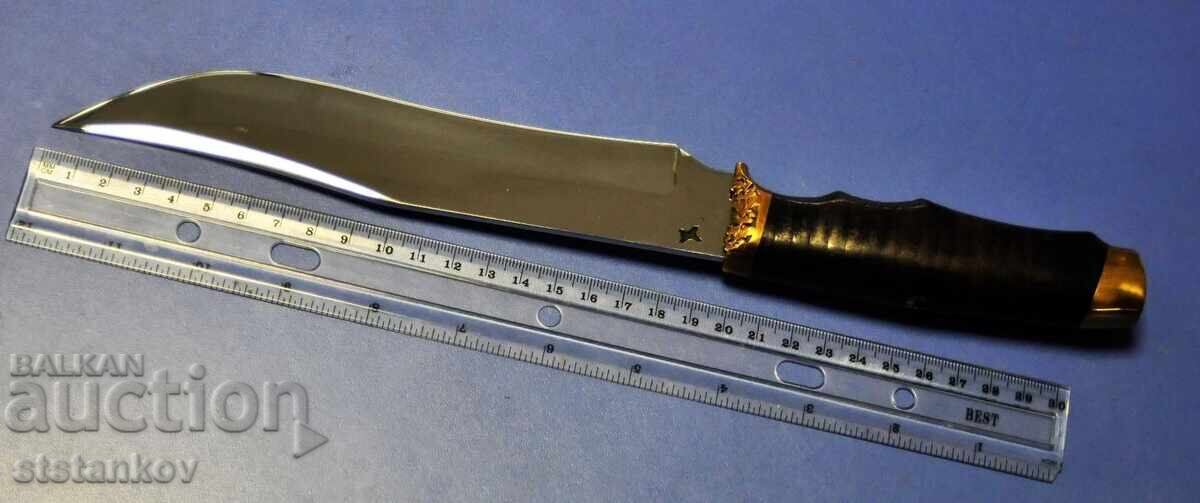 Cuțit de vânătoare solid, lucrat manual - 6 Cuțit de vânătoare solid, lucrat manual - 6