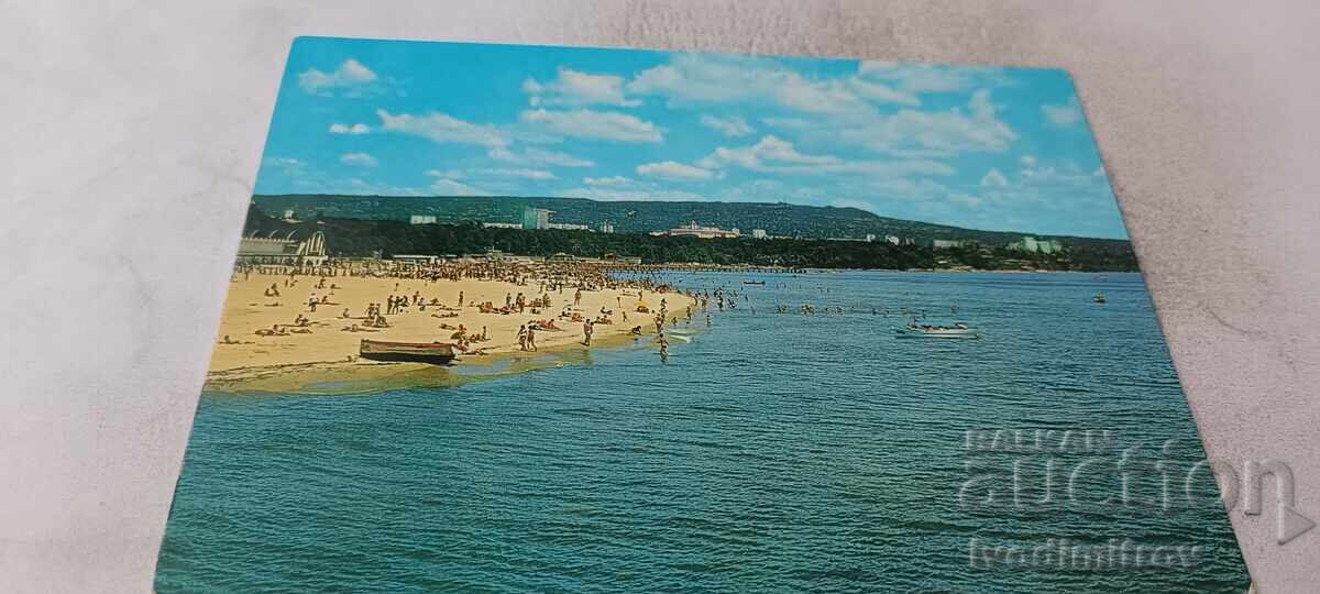 Postcard Varna The Beach