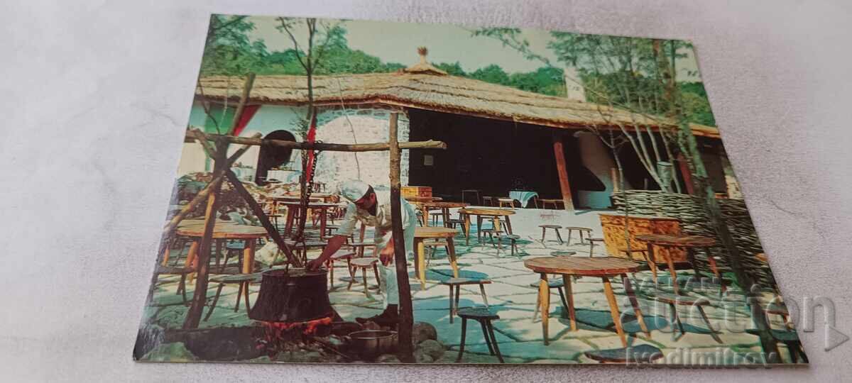 Carte poștală Nisipurile de Aur Restaurantul Koșarata 1966