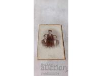 Fotografie Trei tineri cu mustață Carton