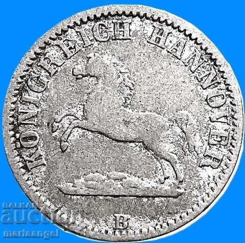 Licitație Germania 1/2 groschen 1861 Braunschweig argint Licitație Germania 1/2 groschen 1861 Braunschweig argint