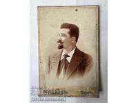 Fotografie veche pe carton Adolf Bronfen Târnovo