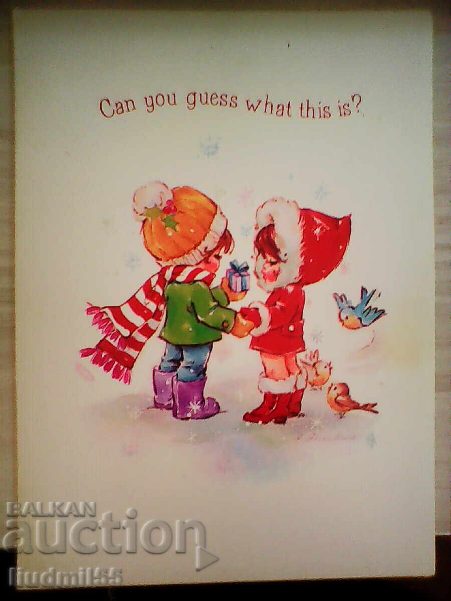 OLD POSTCARD USA - MERRY CHRISTMAS