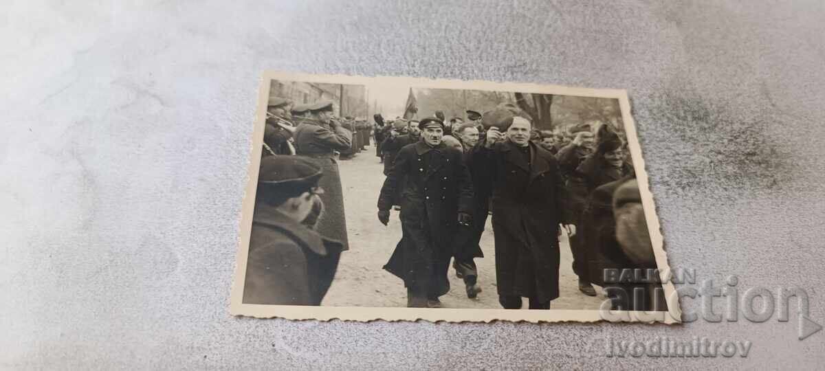Fotografie Sofia Bărbați pe stradă 1947