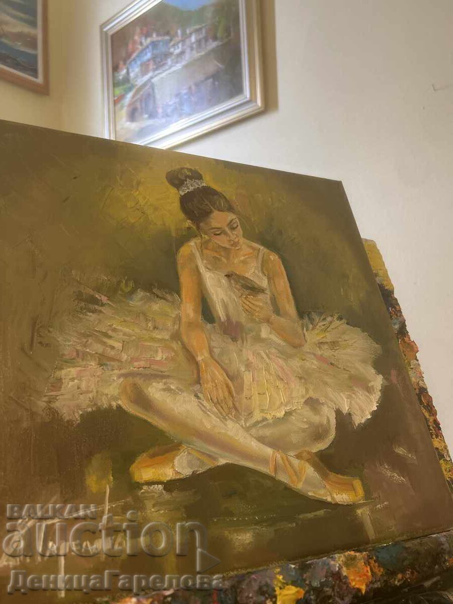 Livrarea Tablou Denitsa Garelova 30/30 „Vrabie”