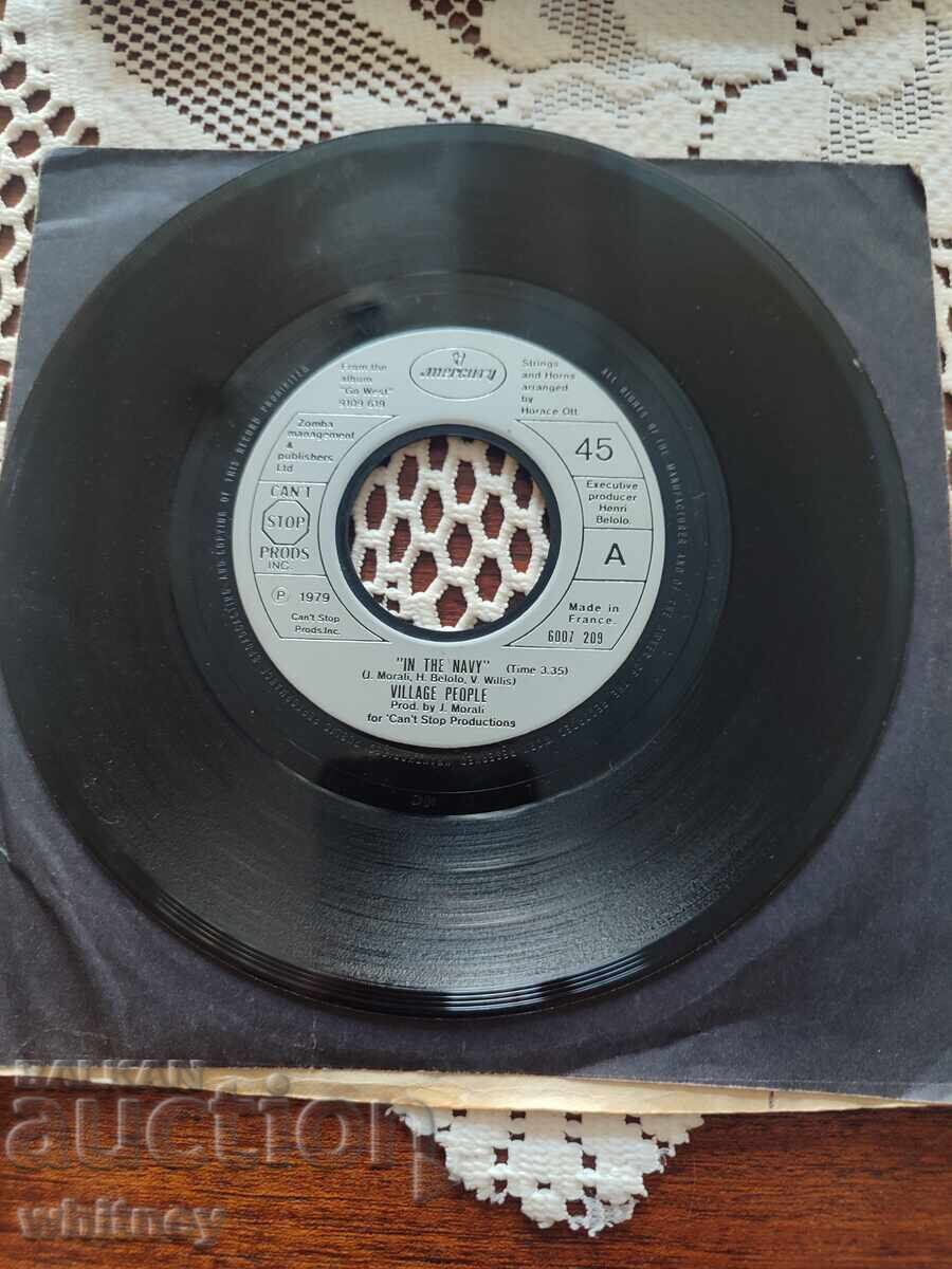 Auction  Small Vinyl Record Village People