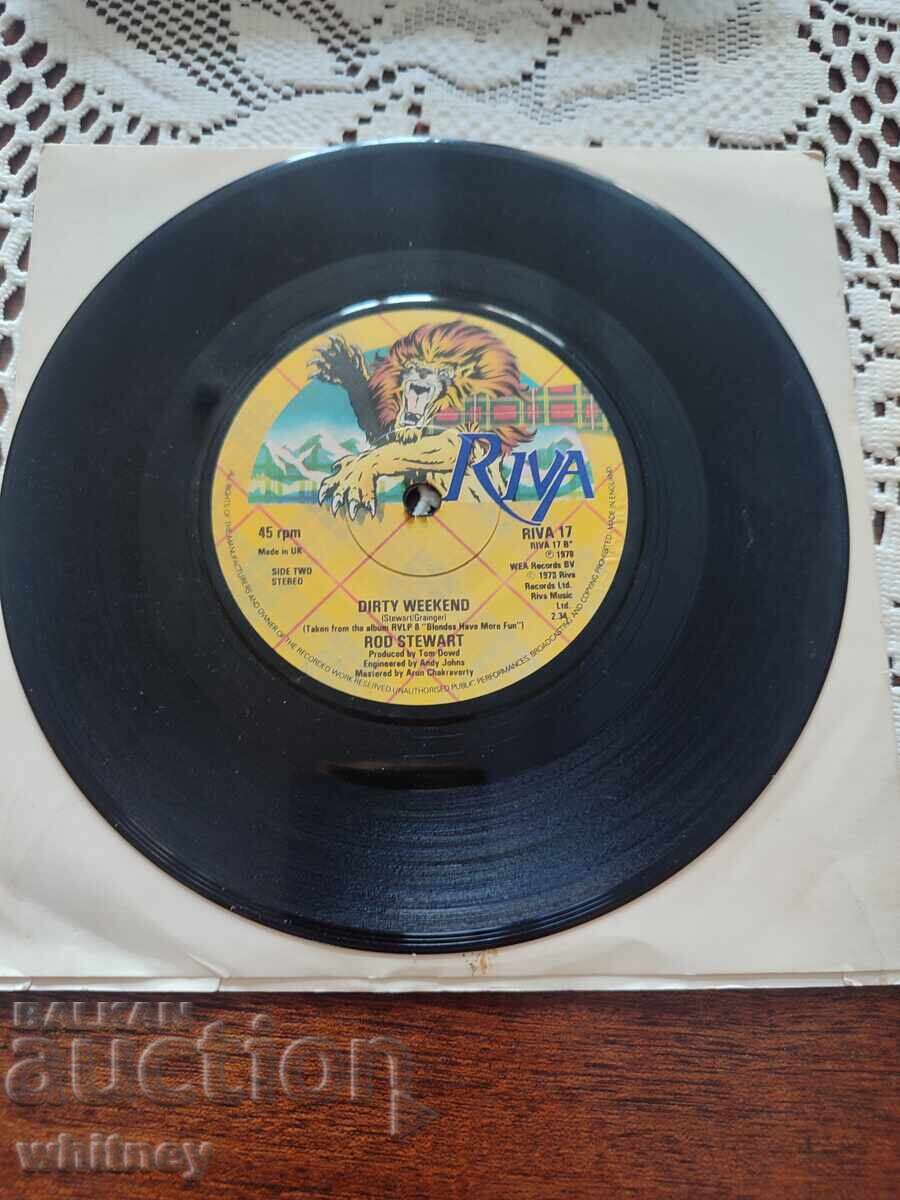 Licitație Disc de vinil mic Rod Stewart